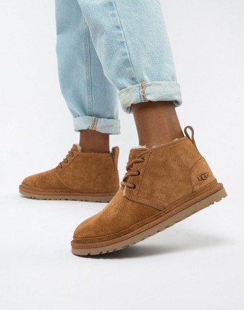 UGG Neumel Chestnut Lace Up Ankle Smeđe - Ženske Čizme | 70246QOXB